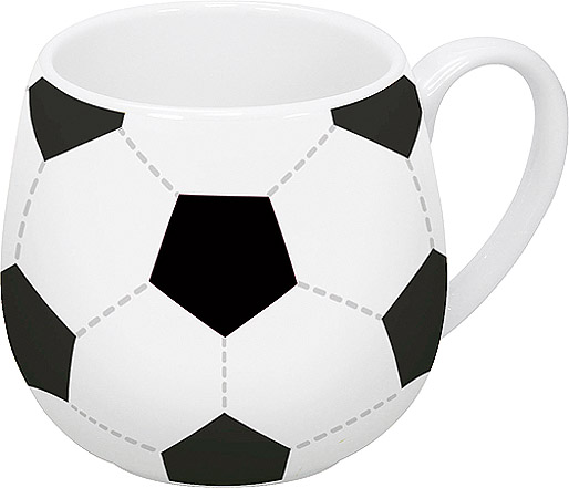 KÖNITZ porseleinen mok KC143 Voetbal
