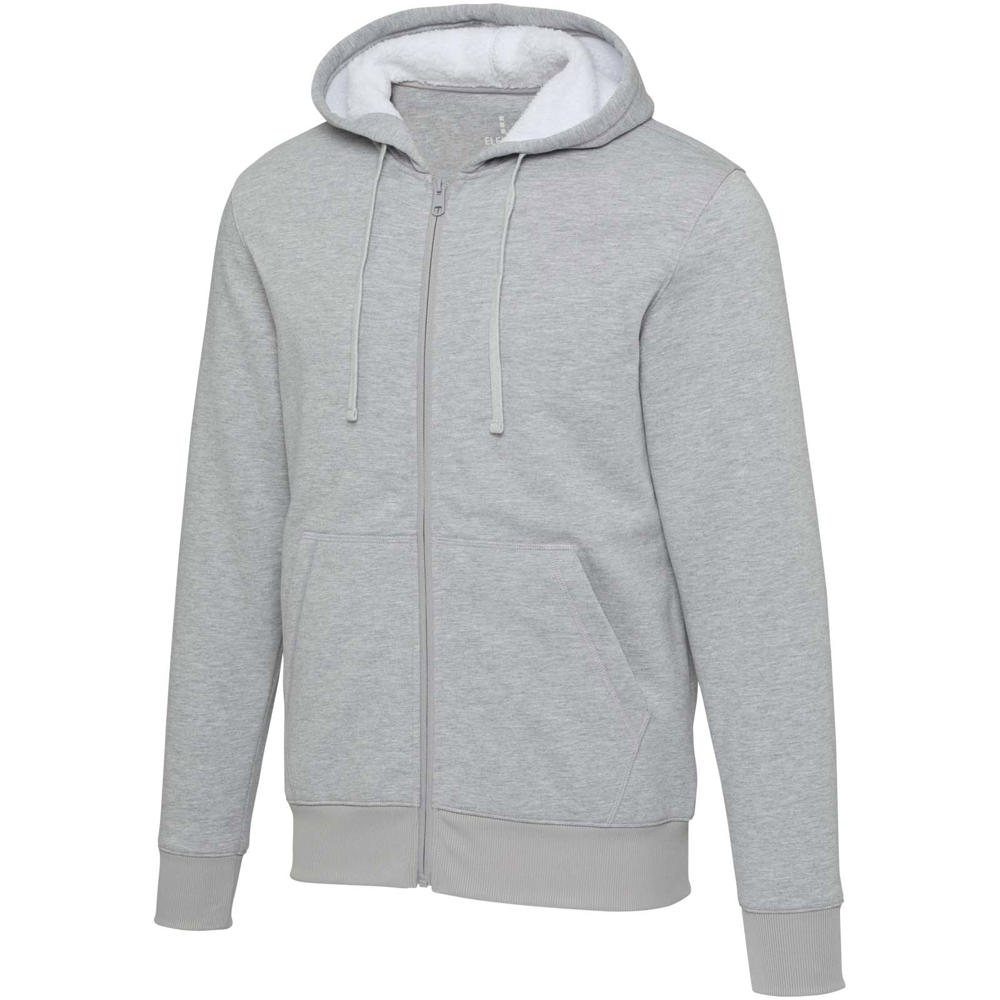 Natron 320 g/m² sherpahoodie met volledige rits