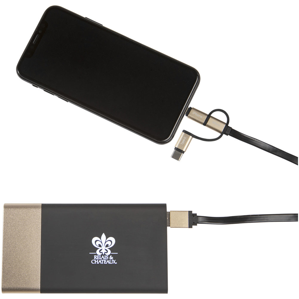SCX.design P20 5000 mAh oplichtende slimme powerbank