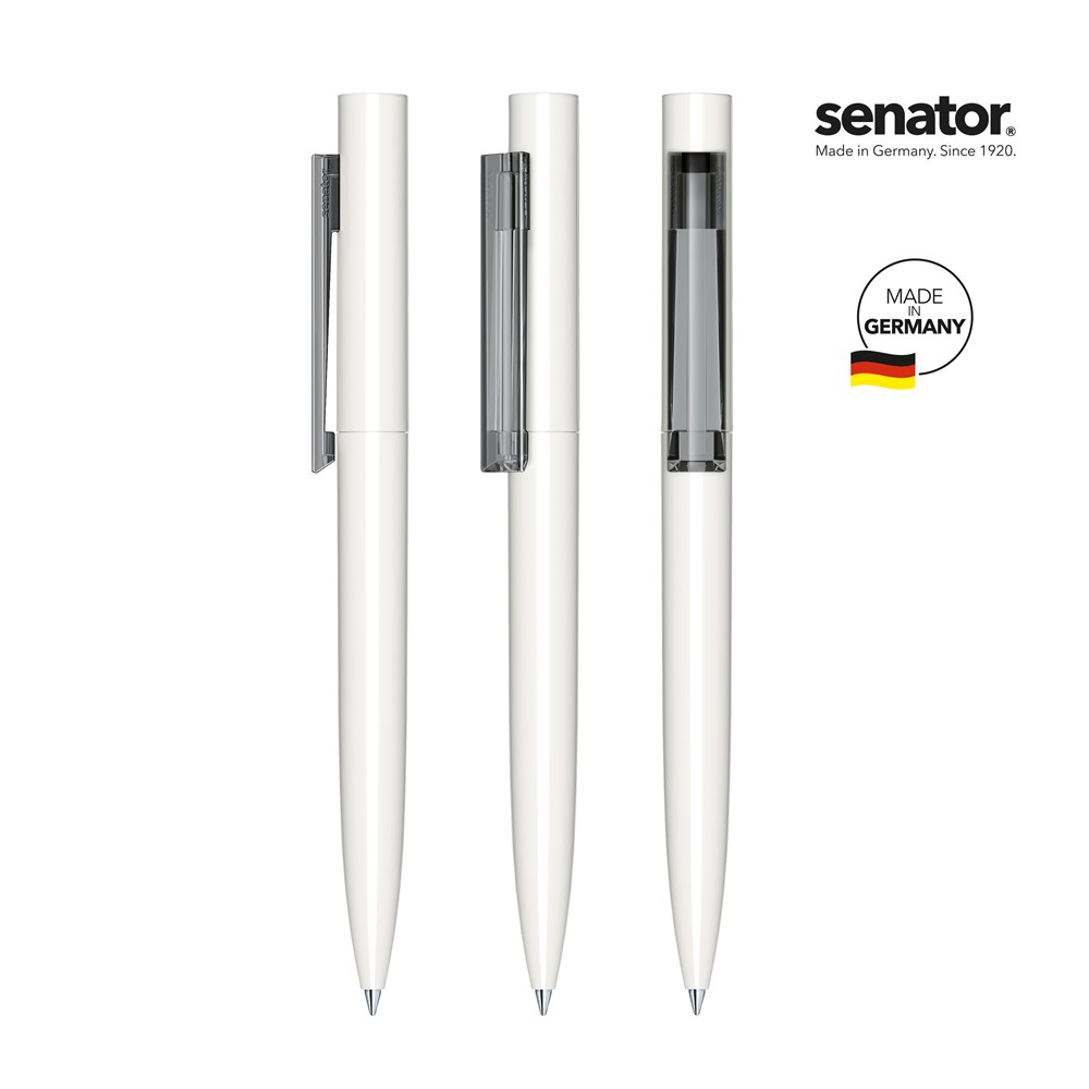 senator® Headliner  Polished  Basic Twist ballpoint pen - cool gray 9
