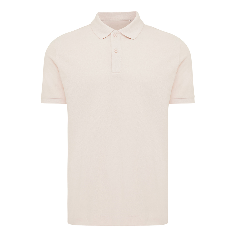 IQONIQ Yosemite gerecycled katoen pique polo - cloud pink (± PMS 11-1408 TCX)