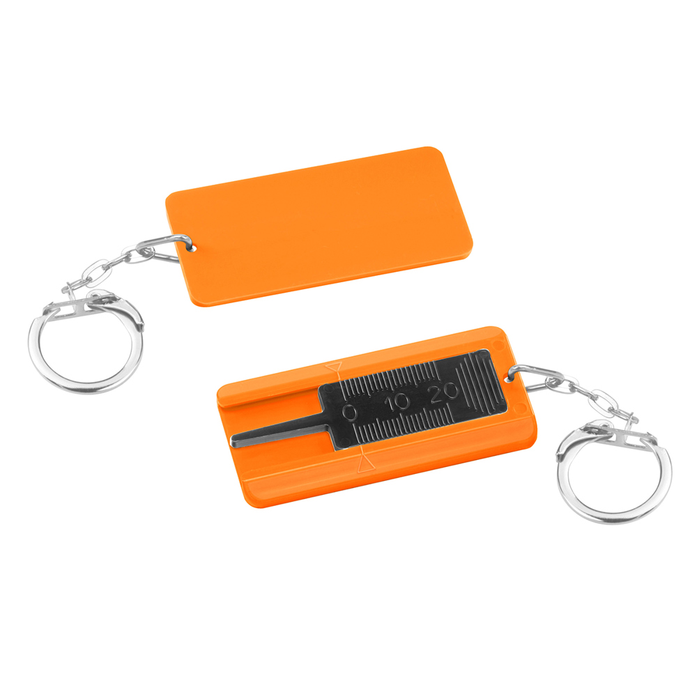 Bandenprofiel dieptemeter - zwart/oranje