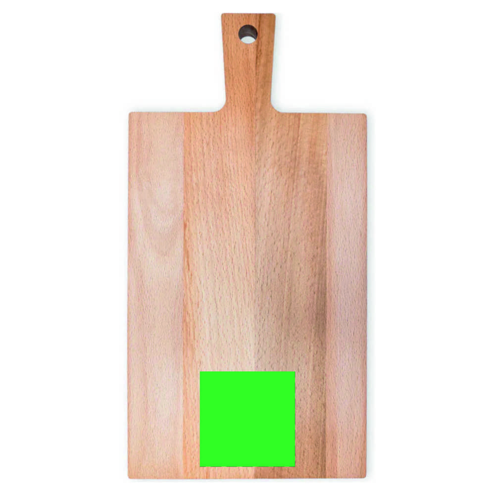 Plank met handvat zonder sapgeul beuken 37x19 cm