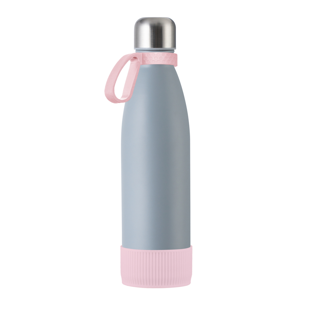 Fles RETUMBLER-myTOULON - lichtmagenta, roze, grijs