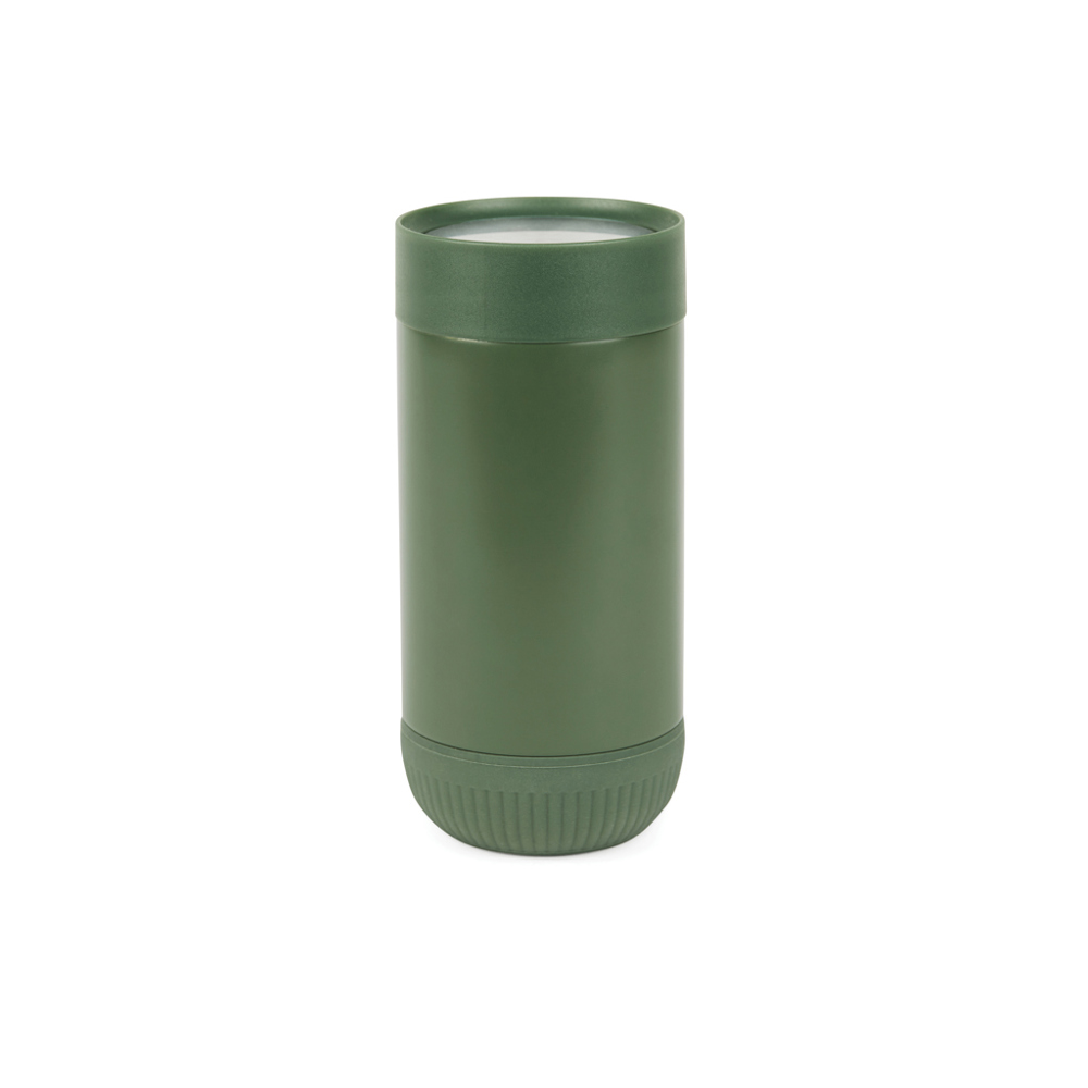 VINGA Erie RCS recycled RVS push mug 350 ML - groen, groen (± PMS 2409C/ ± PMS 2409C)