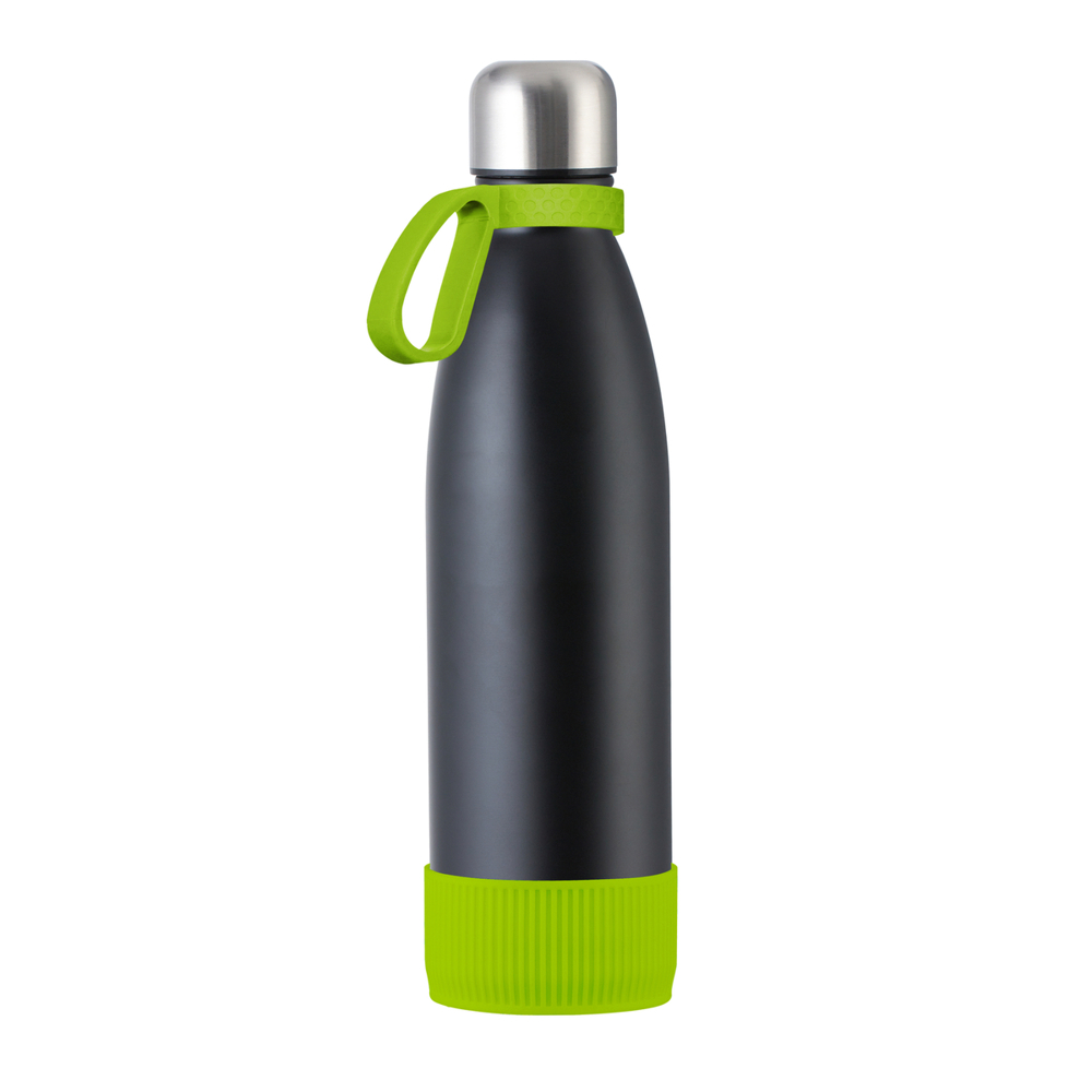 Fles RETUMBLER-myTOULON - lichtgroen, zwart, zilver