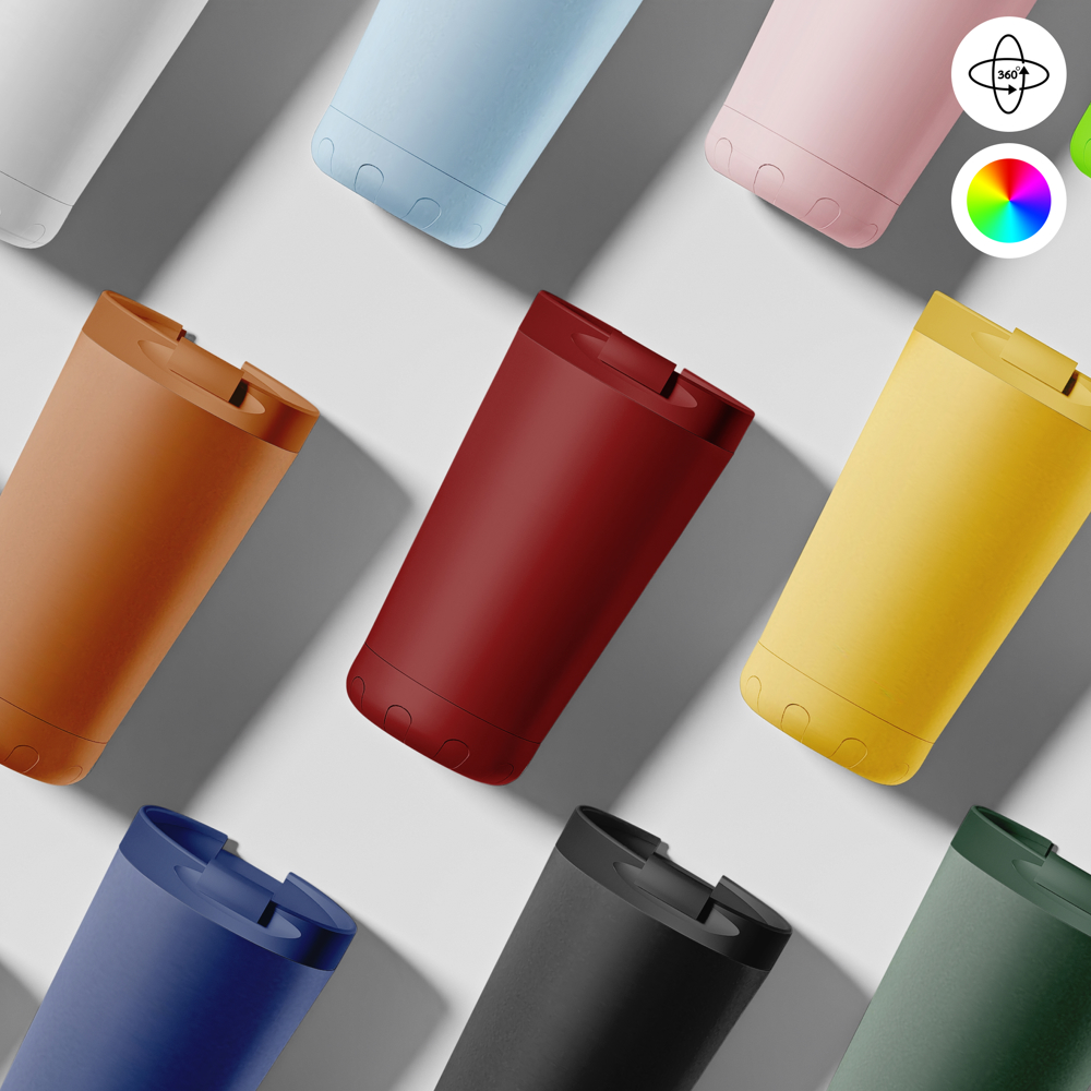 Thermosbeker / Koffiebeker - 350 ml - Rood