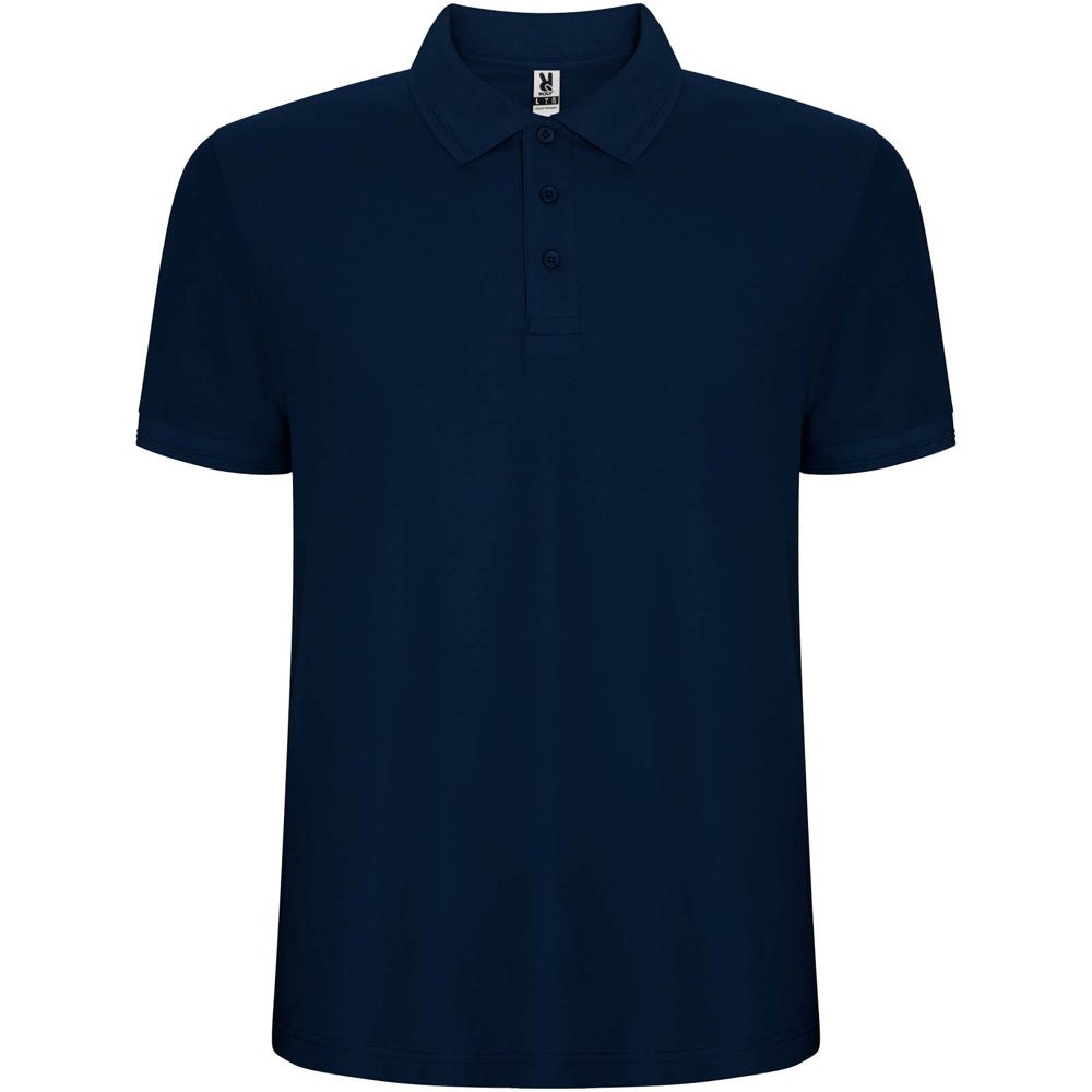 Pegaso Premium 220 g/m² herenpolo met korte mouwen - Marineblauw