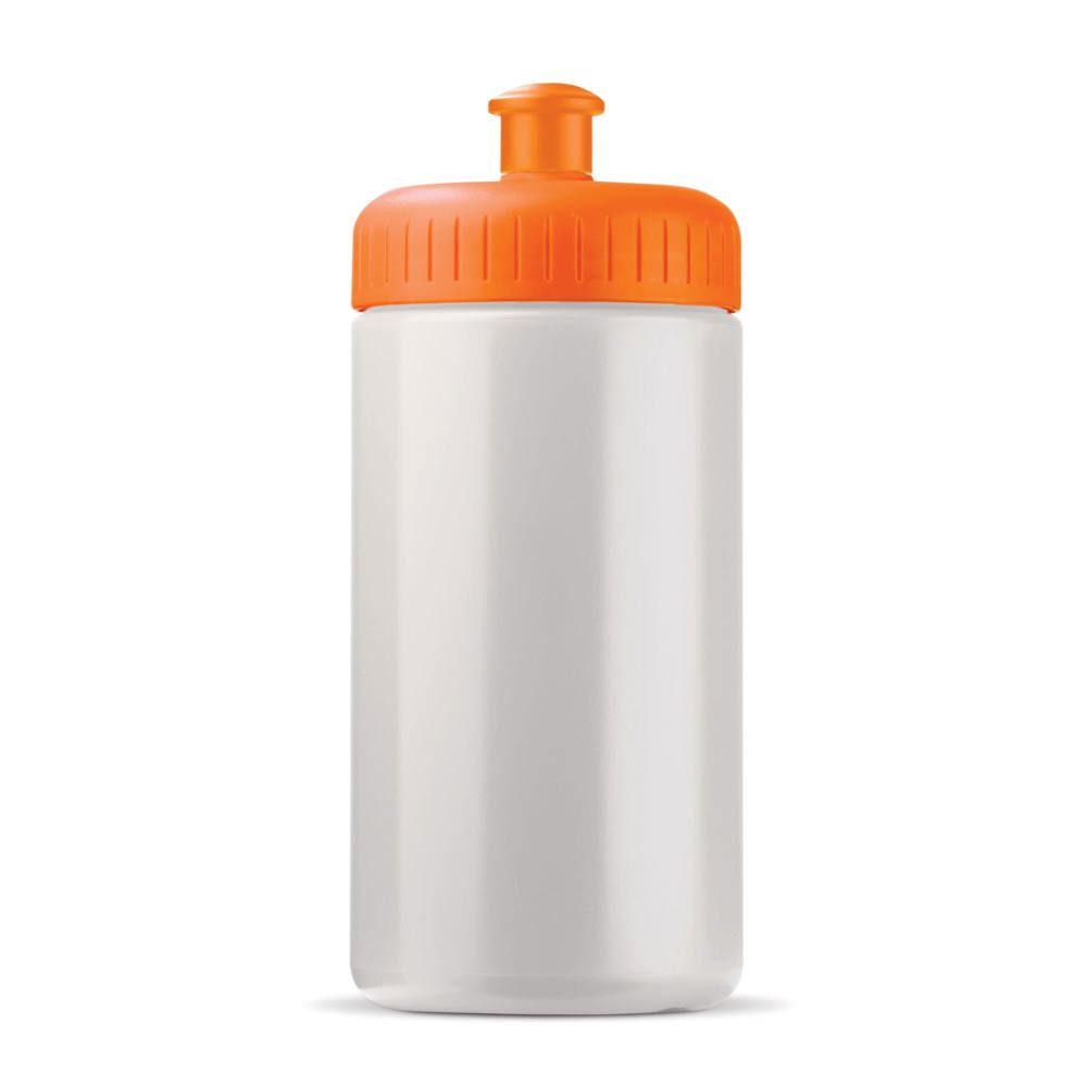 Sportbidon Bio basis 500ml basic - Wit / Oranje