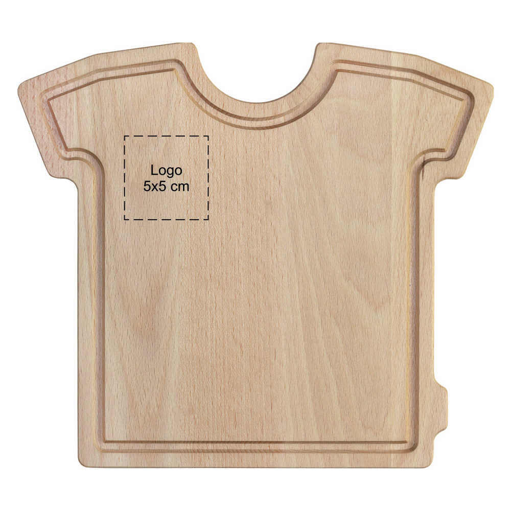 Plank T-shirt beuken 25x28 cm