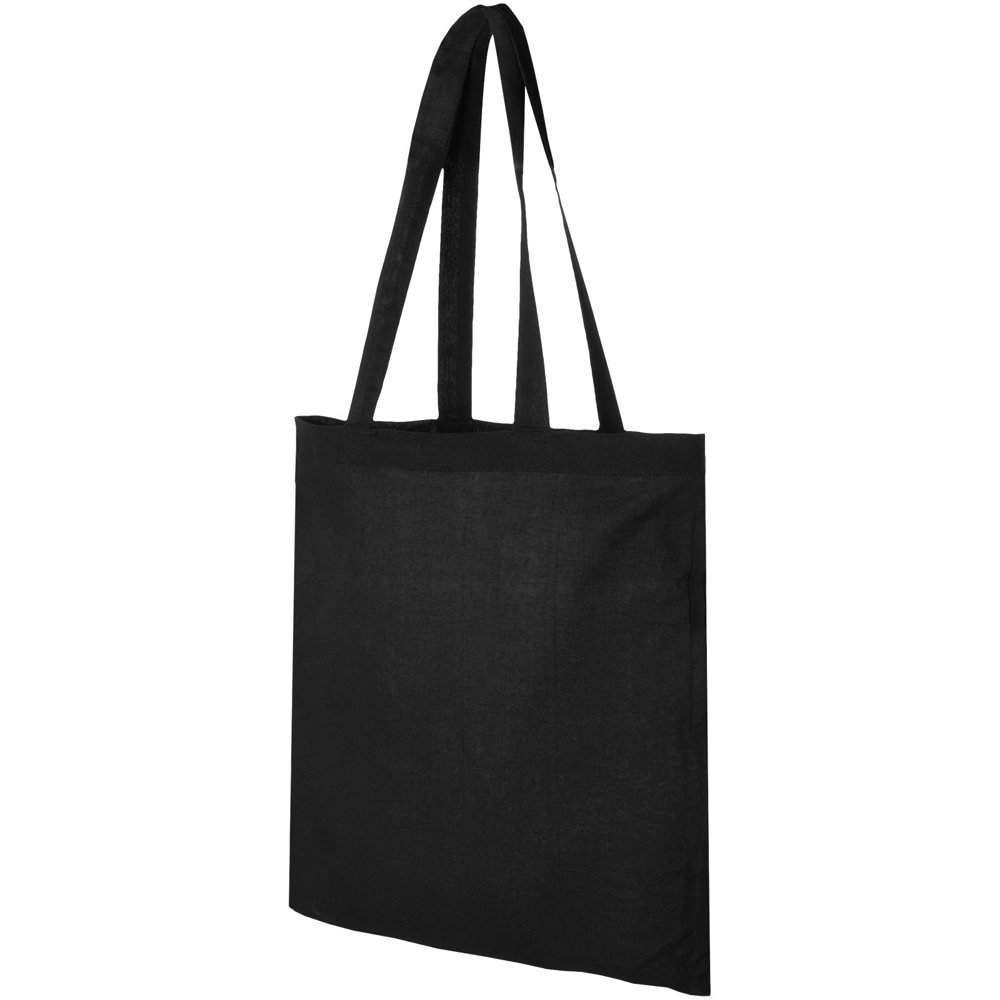 Madras 140 g/m² katoenen draagtas 7L - zwart