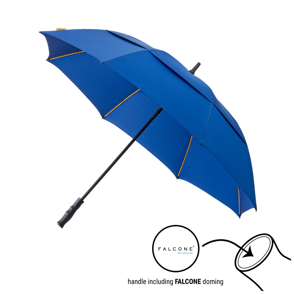 FALCONE - Stormparaplu - Automaat - Windproof -  130 cm - blauw (± PMS 280C)
