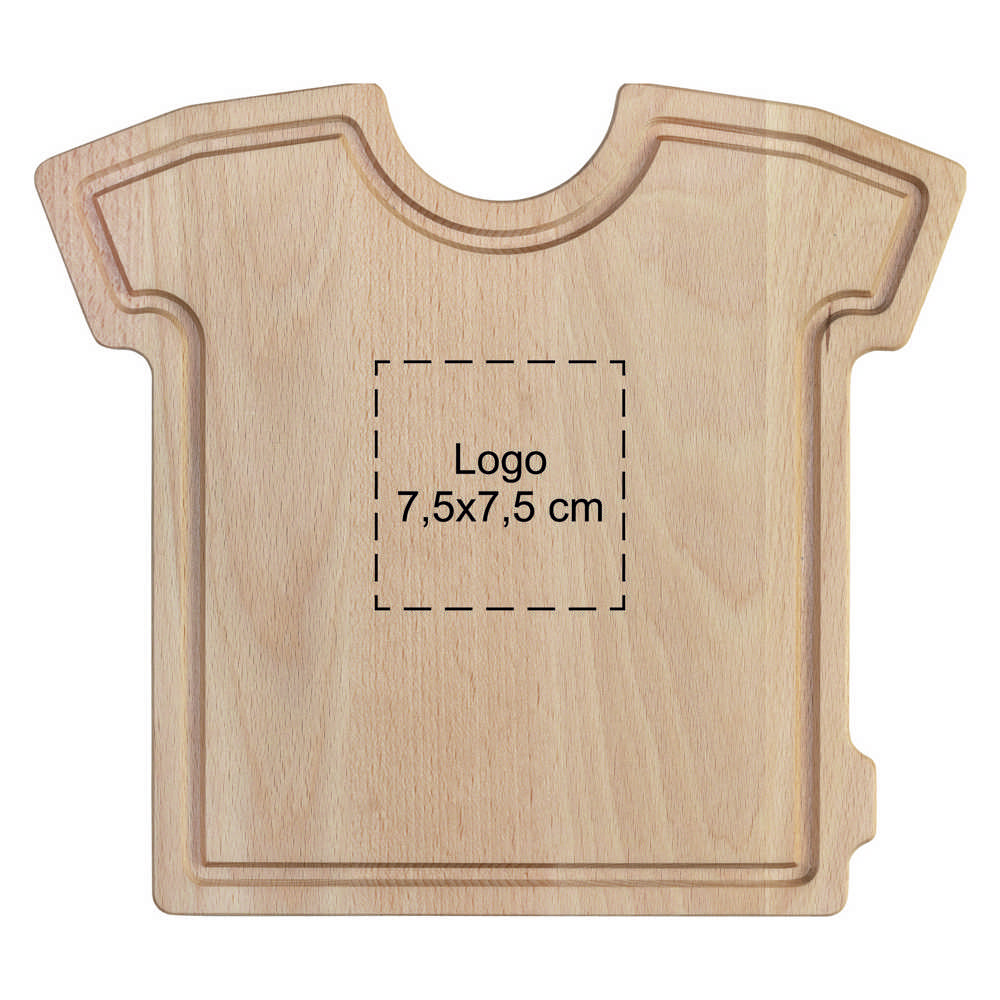 Plank T-shirt beuken 25x28 cm
