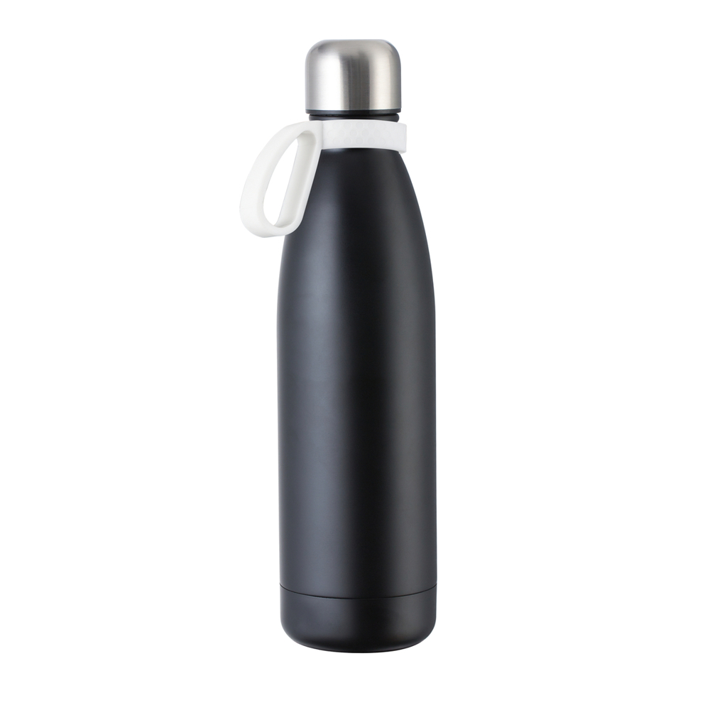 Fles RETUMBLER-myTOULON - wit, zwart, zilver