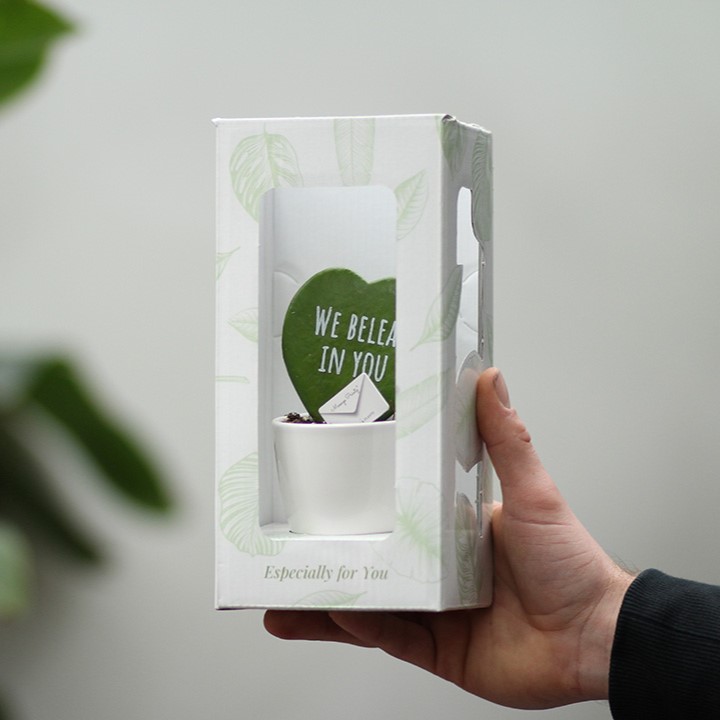 Message Printz® - Hartjesplant, Zonder verpakking