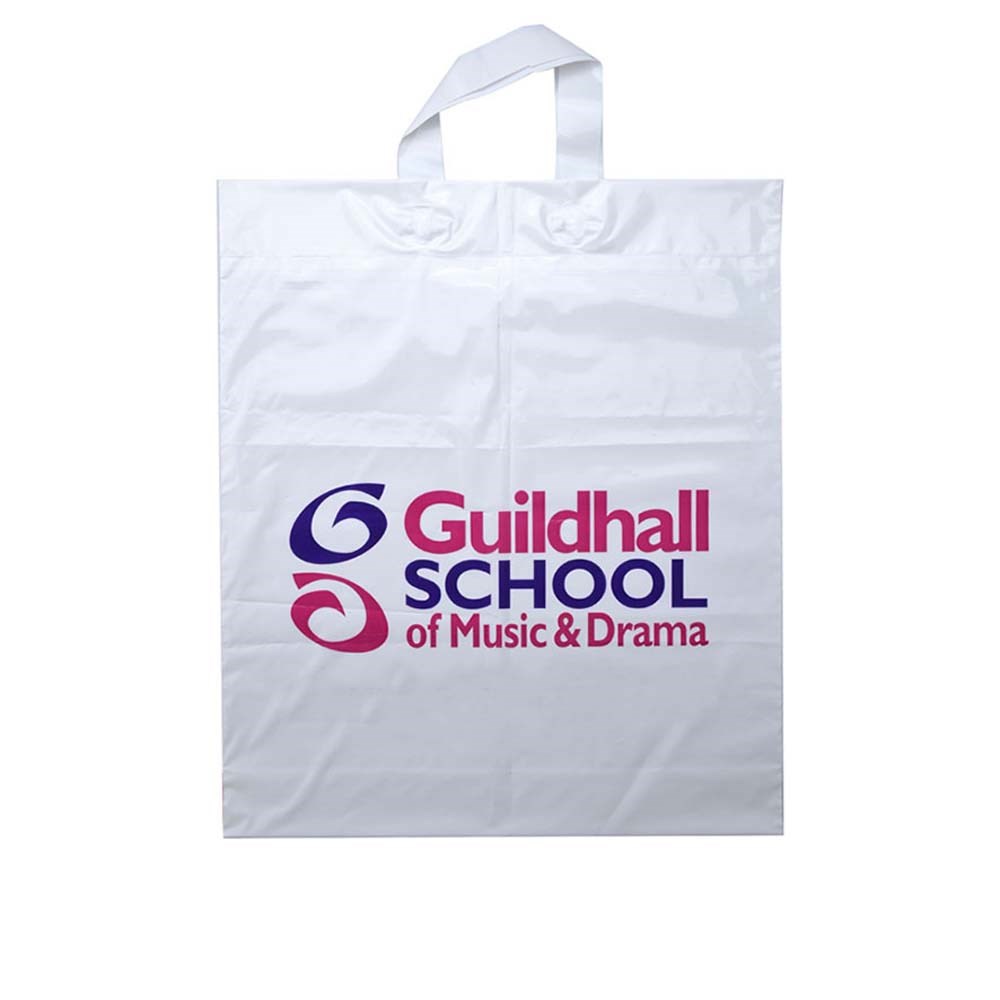 Plastic tas, 40 x 45 x 7,5 cm, 48 micron, ldpe, lushandvat, 1 zijde