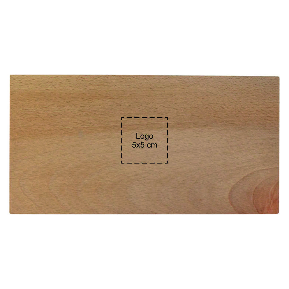 Plank rechthoekig beuken 29x15 cm