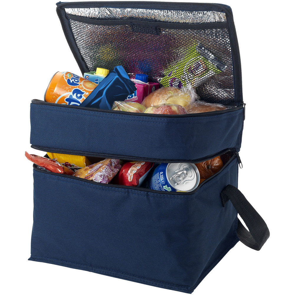 Oslo koeltas met twee aparte vakken 13L - Marineblauw