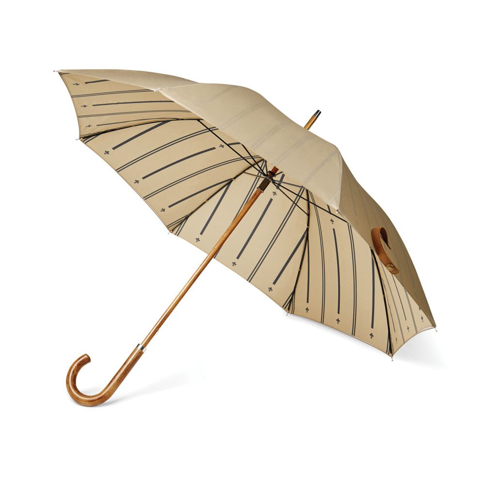 VINGA Bosler AWARE™ gerecycled PET 23" paraplu - beige (± PMS 14-1012)