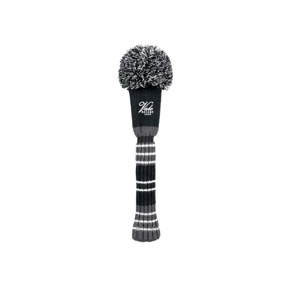 Pom pom headcover fairway - zwart