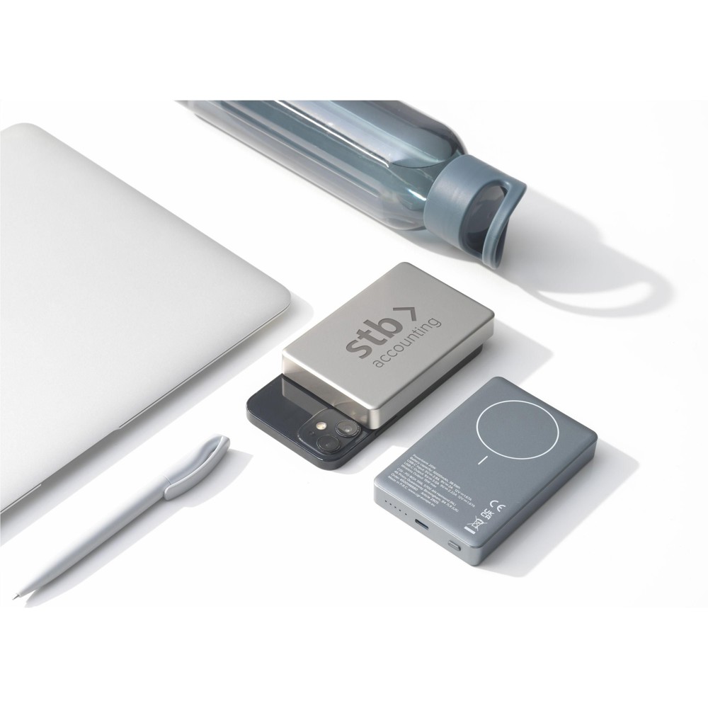 Wireless RCS Recycled Alu Magsafe Powerbank 10000