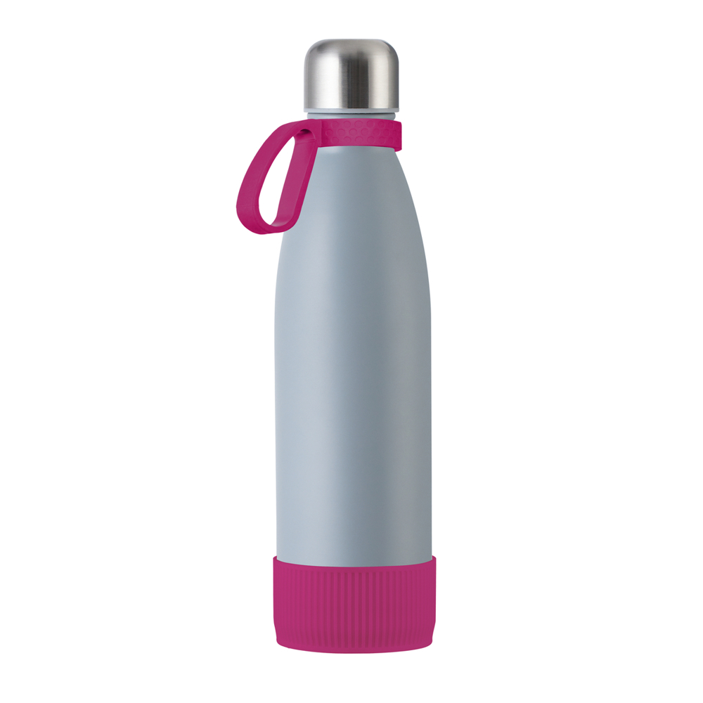 Fles RETUMBLER-myTOULON - magenta, grijs