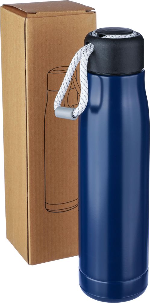 Gerecyclede roestvrijstalen dubbelwandige drinkfles (500 ml) Solene