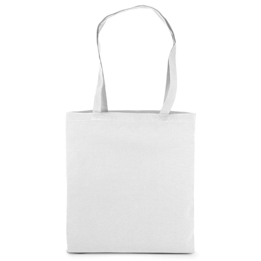 RIAD – Katoenen tas met lange handvatten - Wit