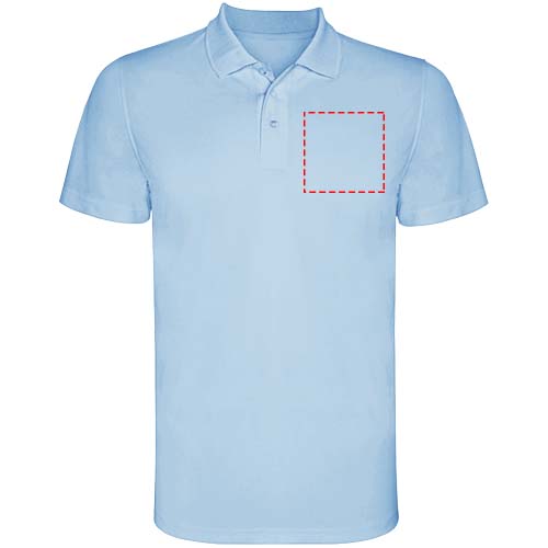 Monzha 150 g/m² sportpolo met korte mouwen voor heren
