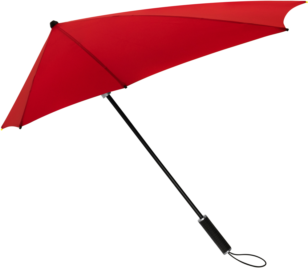 STORMaxi - Arodynamische stormparaplu - Handopening - Windproof -  92 cm - Rood (± PMS 1797C)