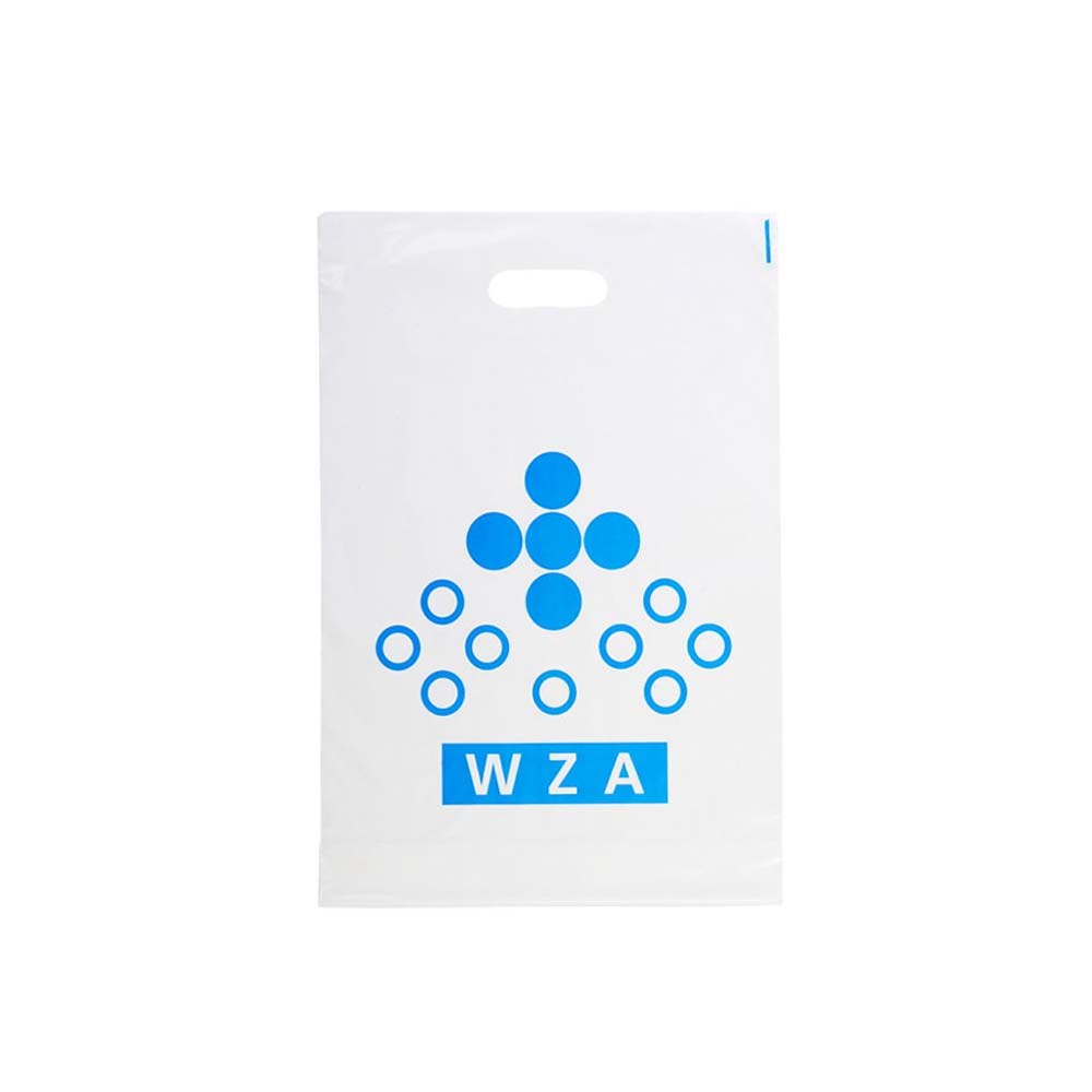 Plastic tas, 25 x 40 x 7,5 cm, 45 micron, ldpe, lushandvat, 2 zijden