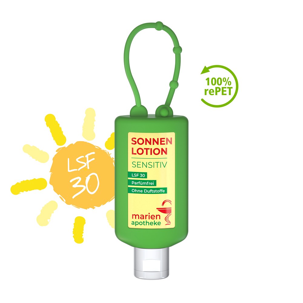 Zonnemelk Gevoelige Huid, Bumper 50 ml, groen, Body Label