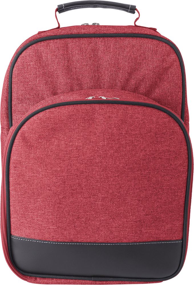 Polycanvas (600D) picknick rugtas Jolie - Rood