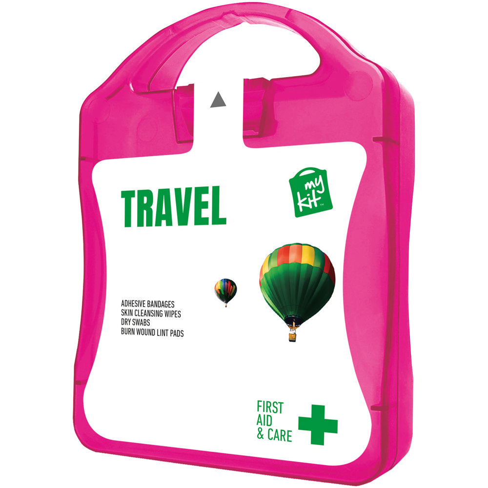 Mykit Reizen Set - Transparant magenta