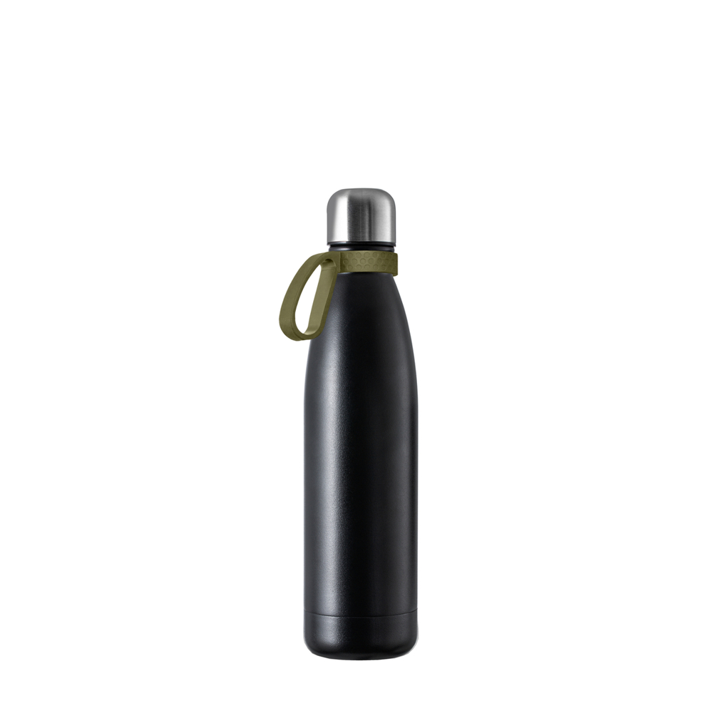 Thermofles RETUMBLER-NIZZA - zwart, zilver, oijfgroen
