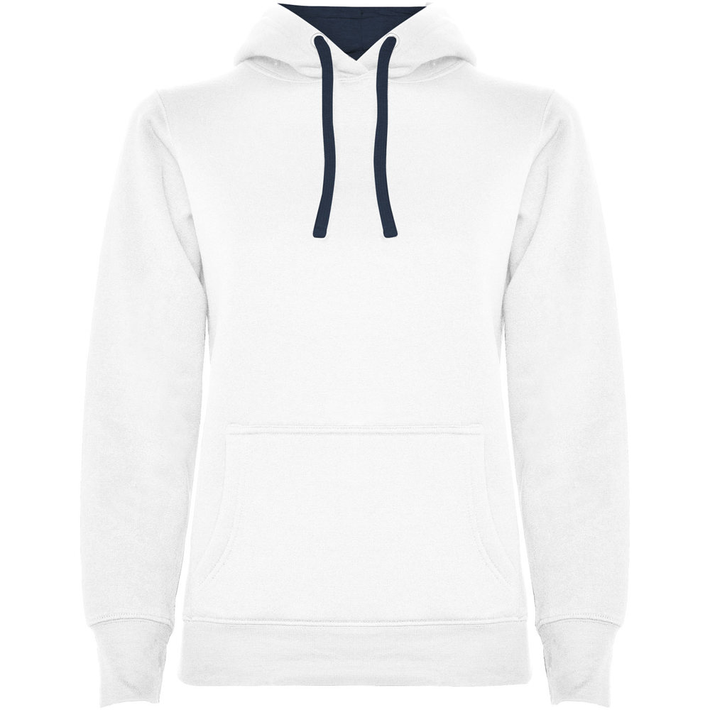 Urban 280 g/m² hoodie voor dames - Wit, Marineblauw