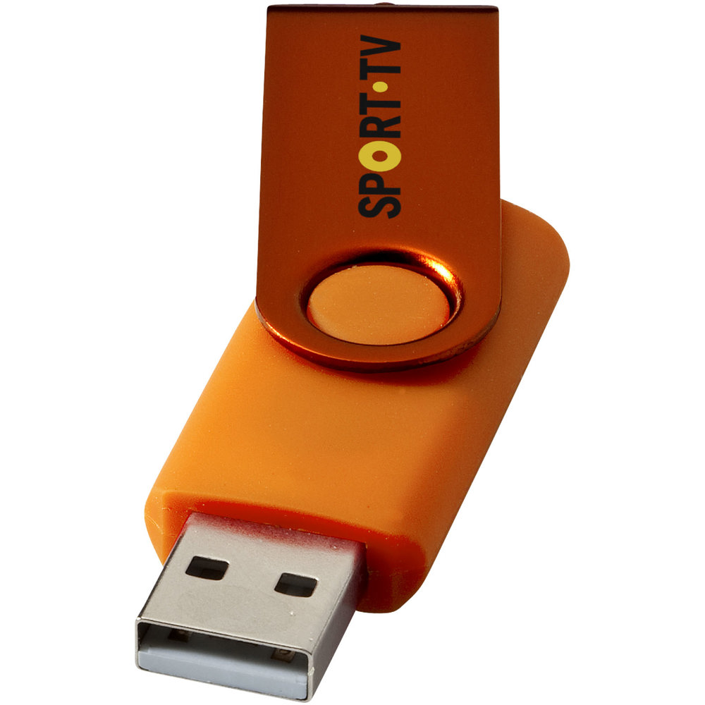 Rotate metallic USB