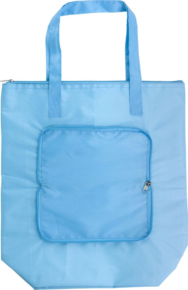 Polyester opvouwbare koeltas Hal - Lichtblauw