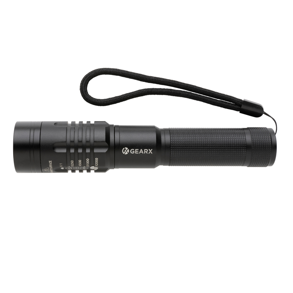 Gear X USB oplaadbare zaklamp