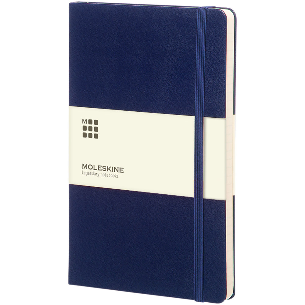 Moleskine Classic L hardcover notitieboek - gelinieerd - Pruisisch blauw