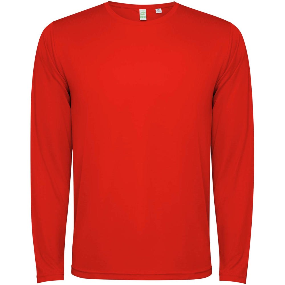 Estoril 125 g/m² unisex T-shirt met lange mouwen - Rood