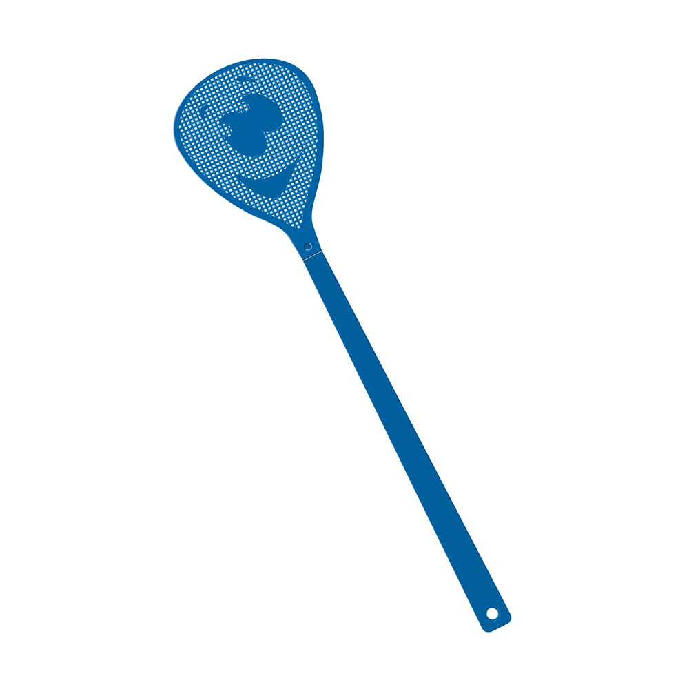 Vliegenmepper "gezicht" - blauw/blauw