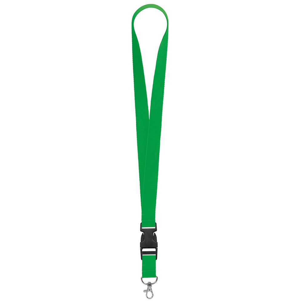 Keycord "standaard", breedte 25 mm - Grasgroen