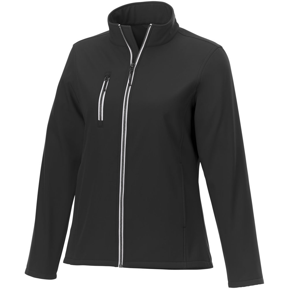 Orion softshell dames jas - zwart