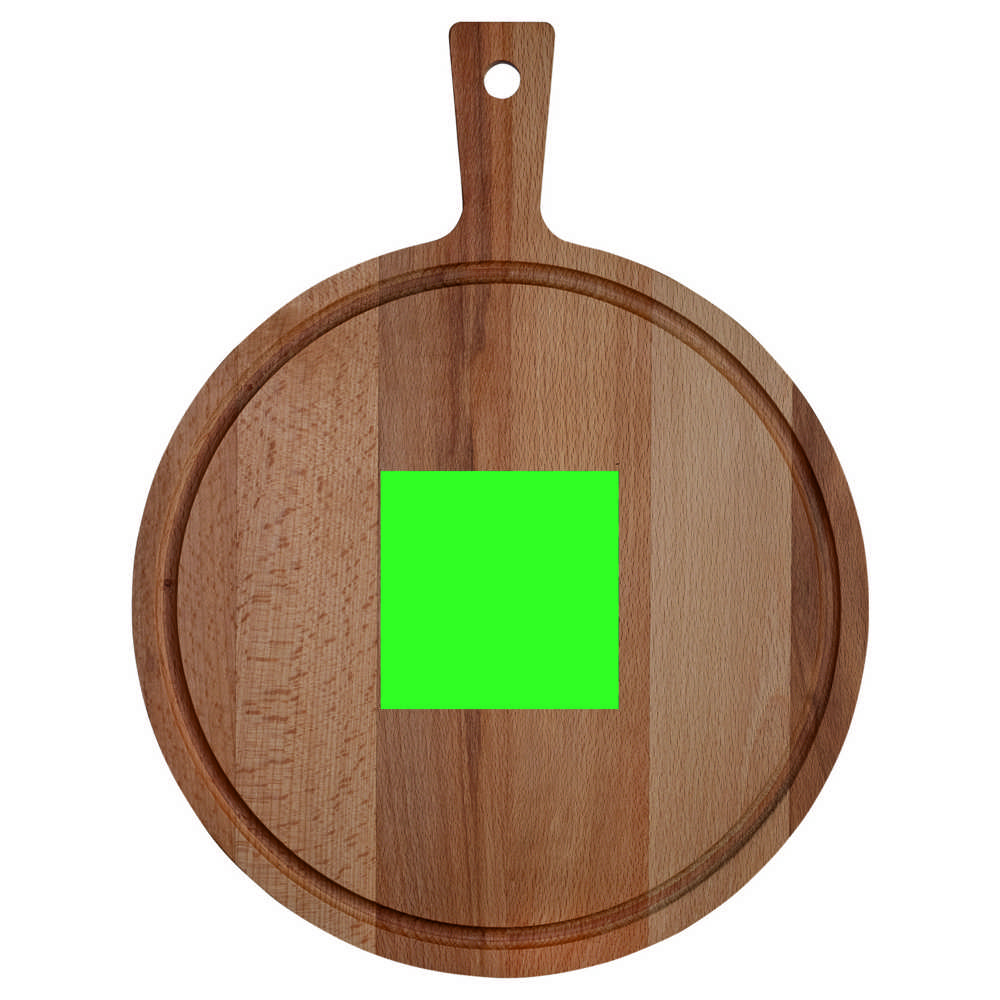 Plank rond met handvat beuken ⌀ 31 cm