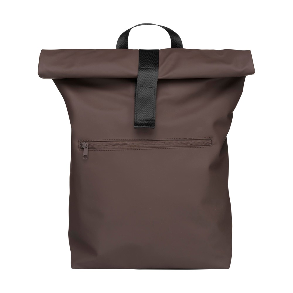Lennon RCS Recycled Roll-Top Backpack rugzak - bruin (± PMS 438C)