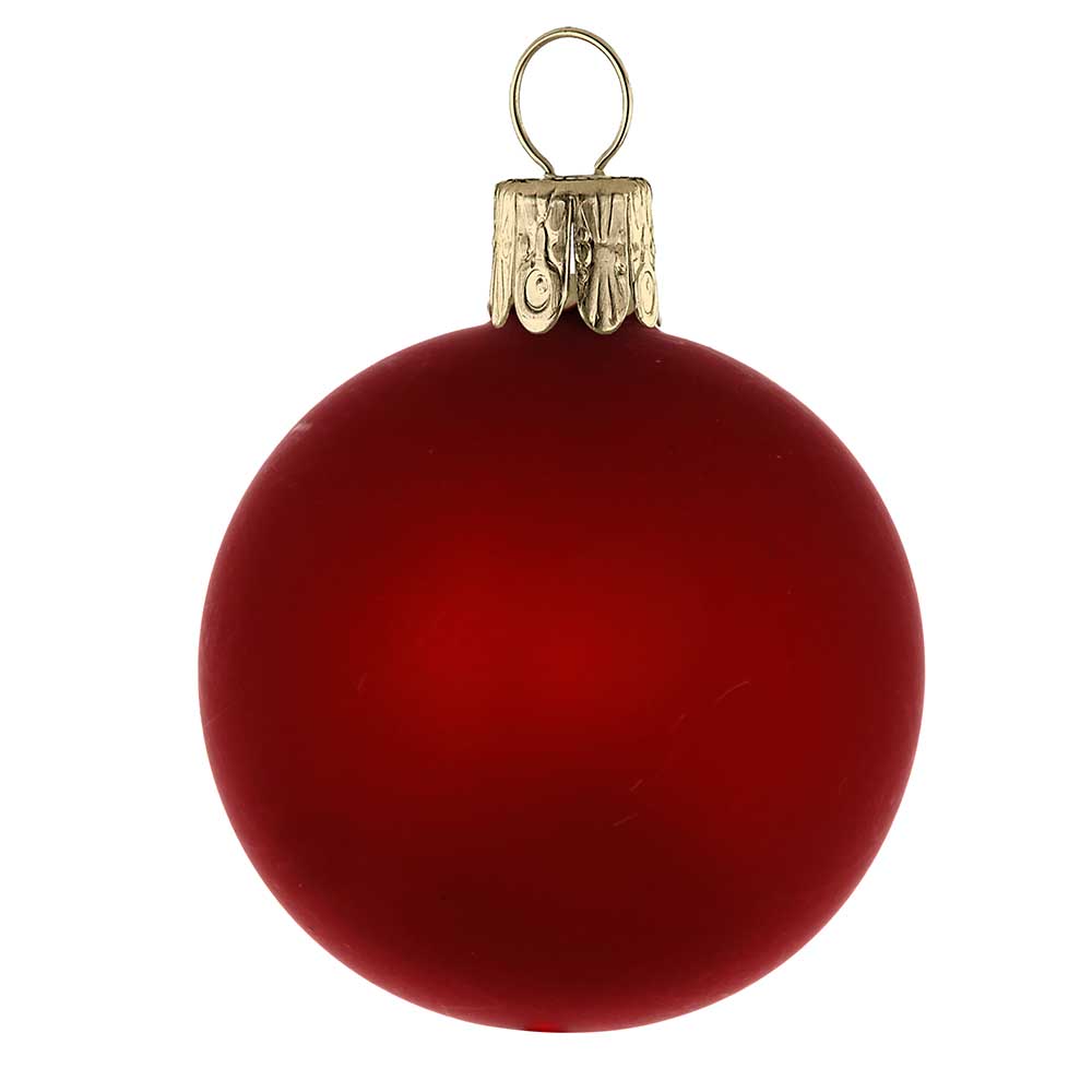Traditionele glazen bol - Rood