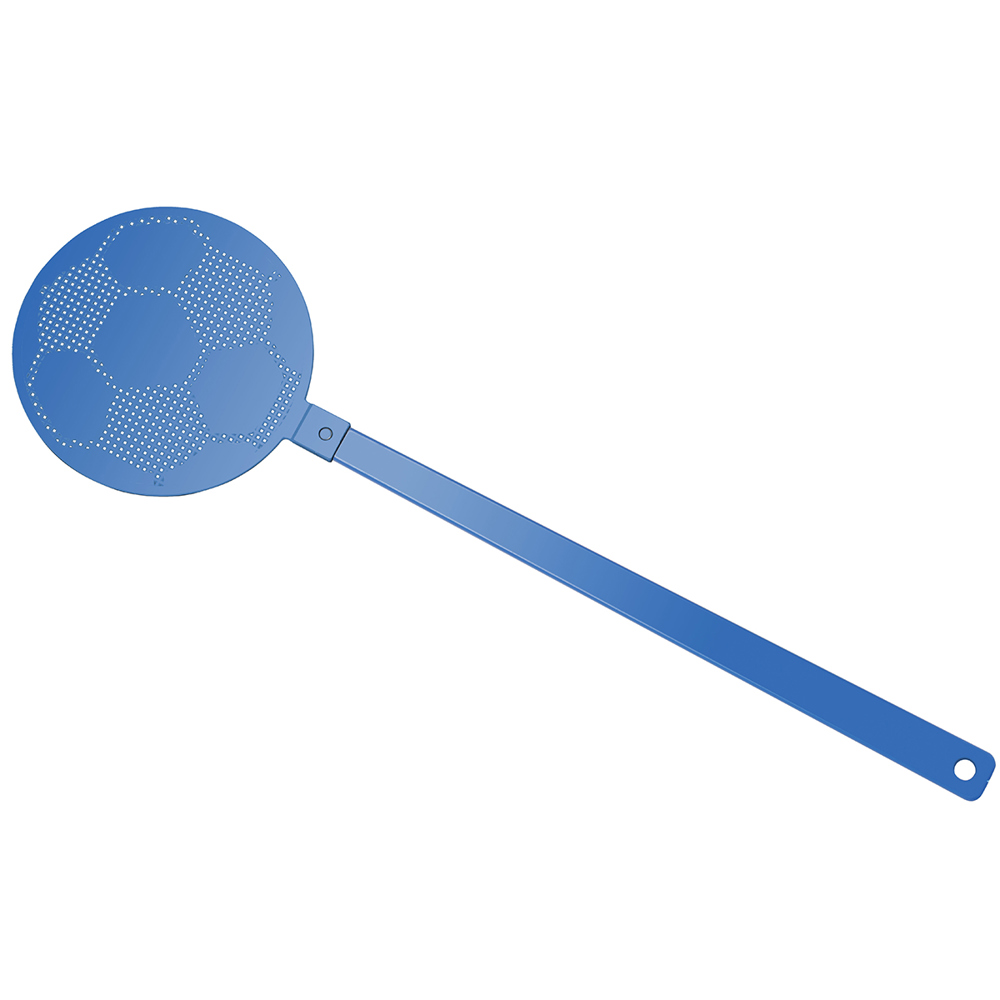 Vliegenmepper "voetbal" - blauw/blauw