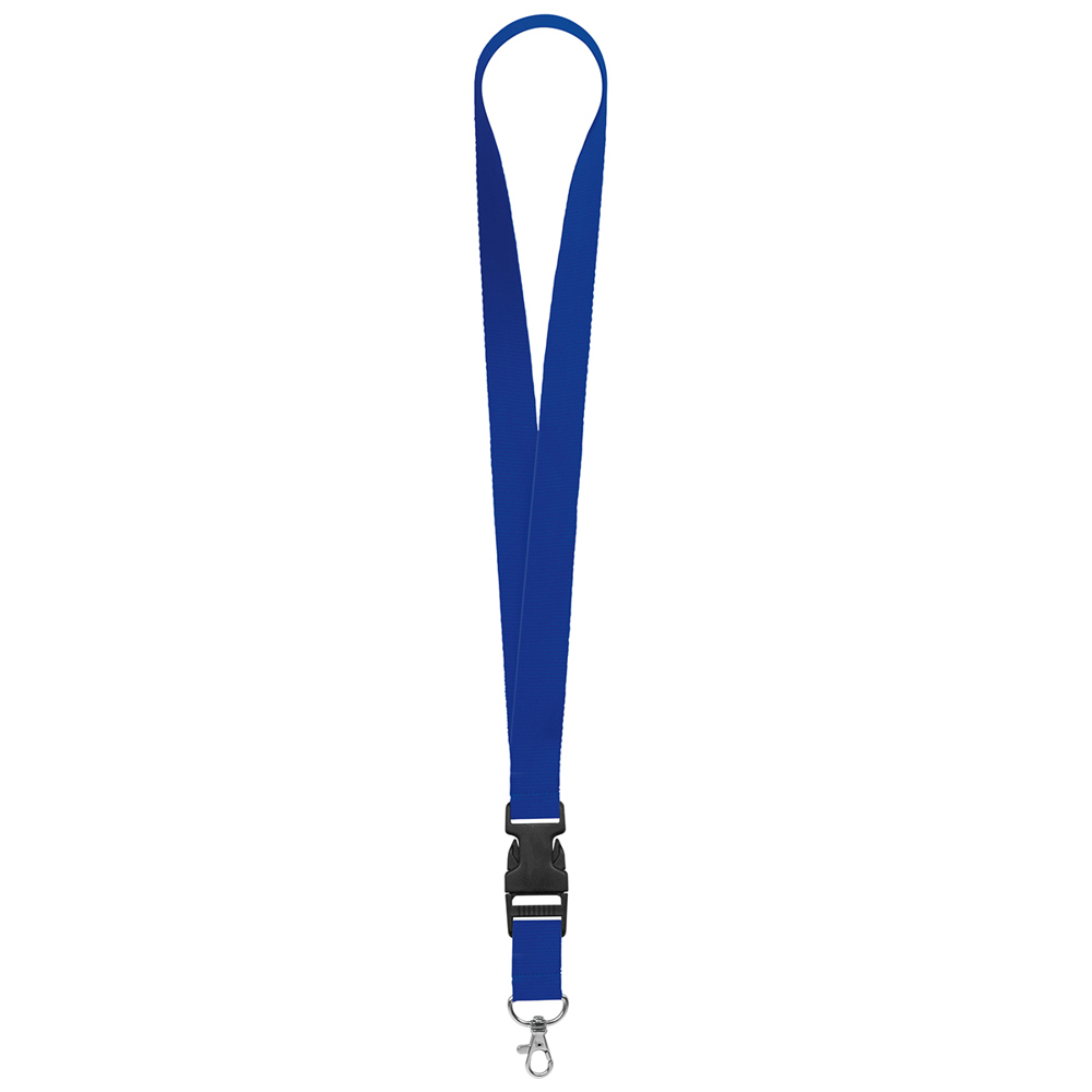 Keycord "standaard", breedte 25 mm - rozerood