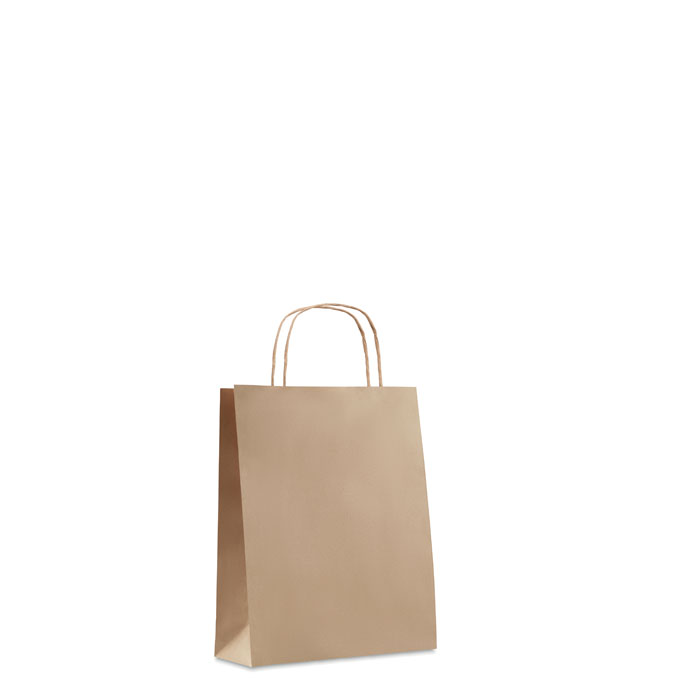 PAPER TONE S - Kleine papieren geschenktas - Beige